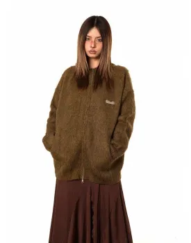 BB Casual Fuzzy Knit Zip-Up Hoodie