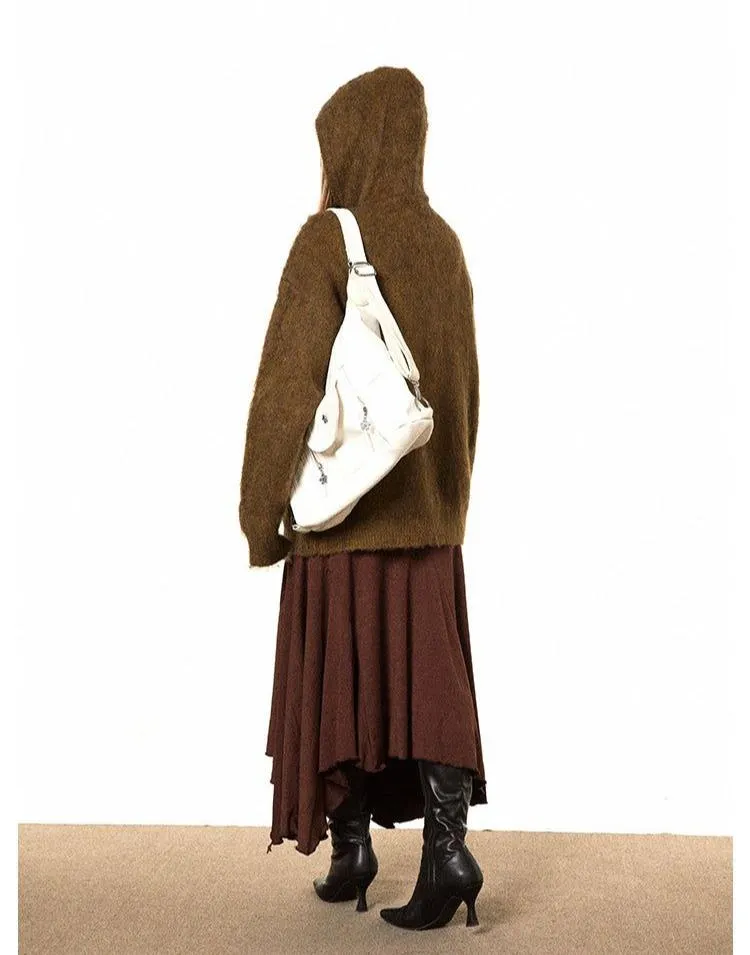 BB Casual Fuzzy Knit Zip-Up Hoodie