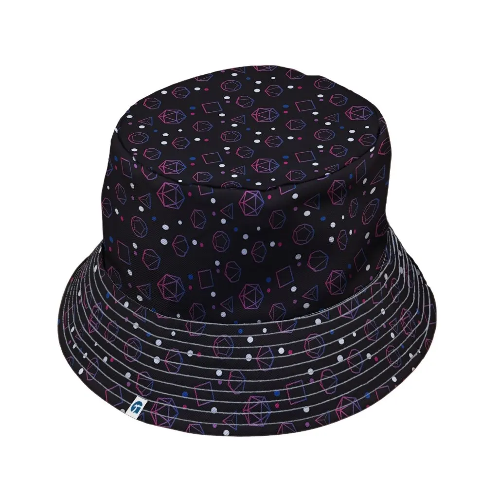 Bisexual Pride Flag DND Dice Bucket Hat