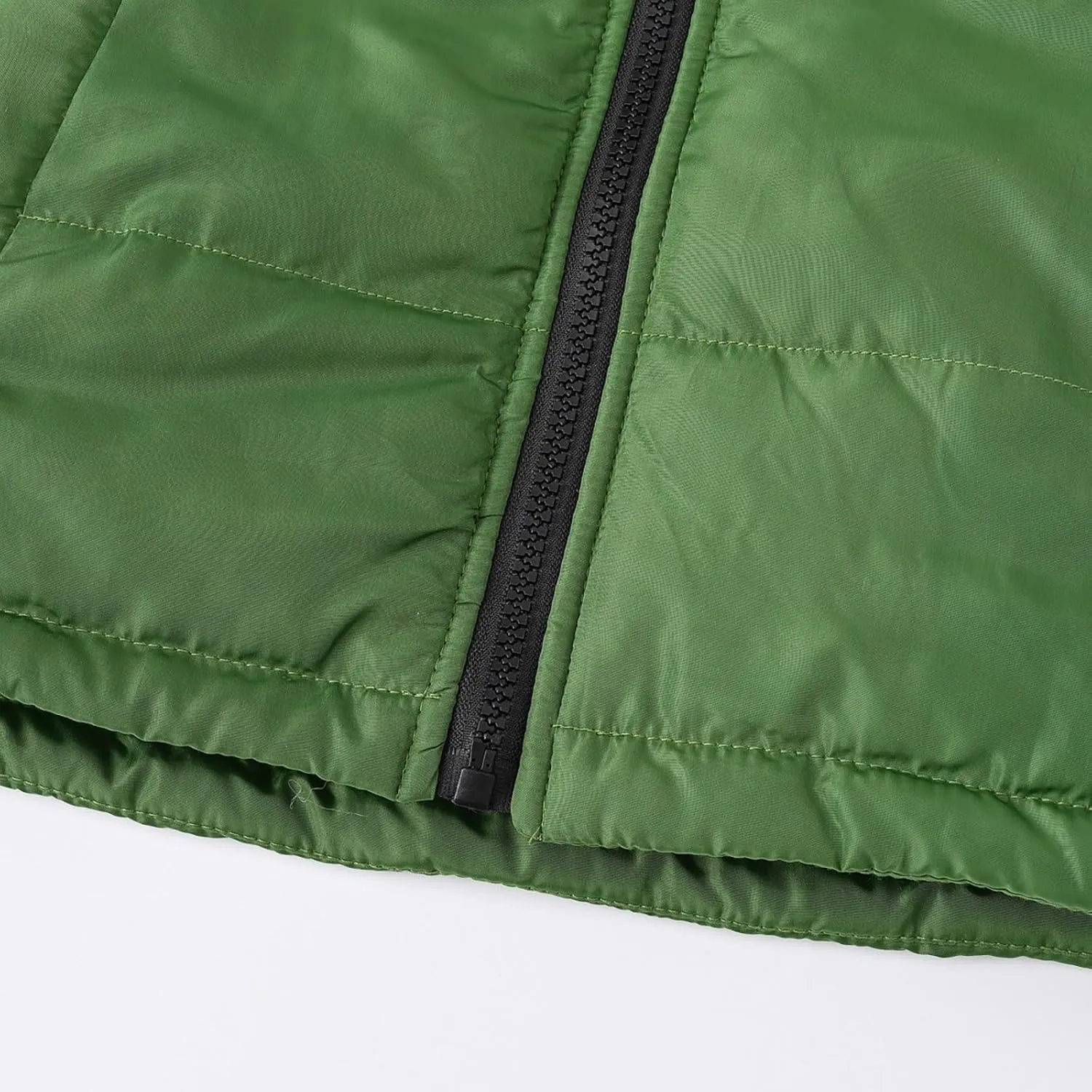 Boys Down Jacket Hood Thick Warm Winter Coat Parka Padded Color Block Outerwear Puffer Water-esistant Jacket