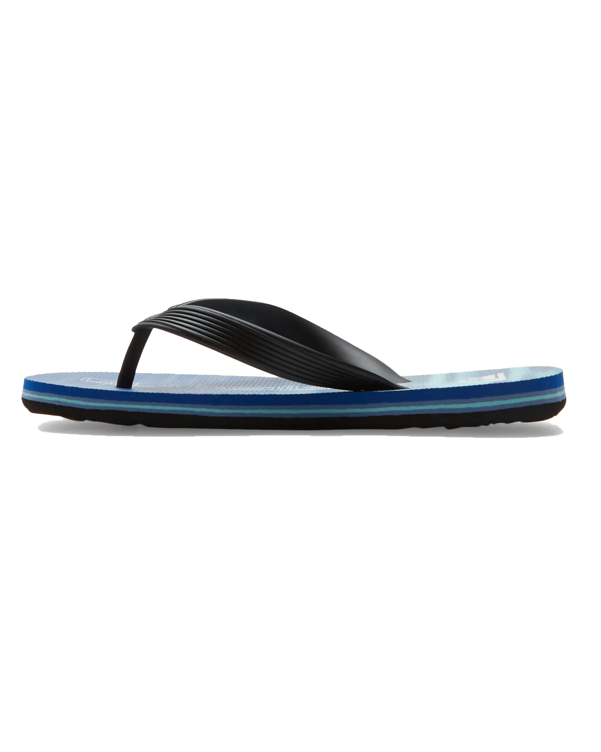 Boys Molokai Art II Flip Flops in Blue 2