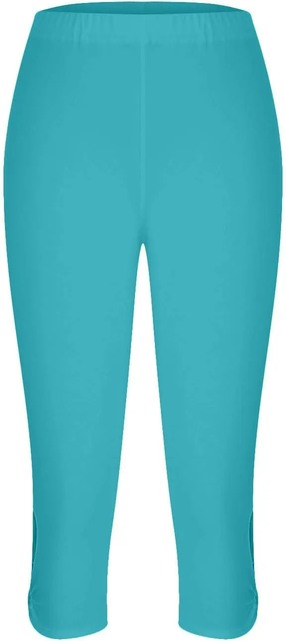 Capri Leggings for Women with Pockets Stretchy Soft High Waisted Yoga Pants Workout Exercise Hiking Capri Pants 2025