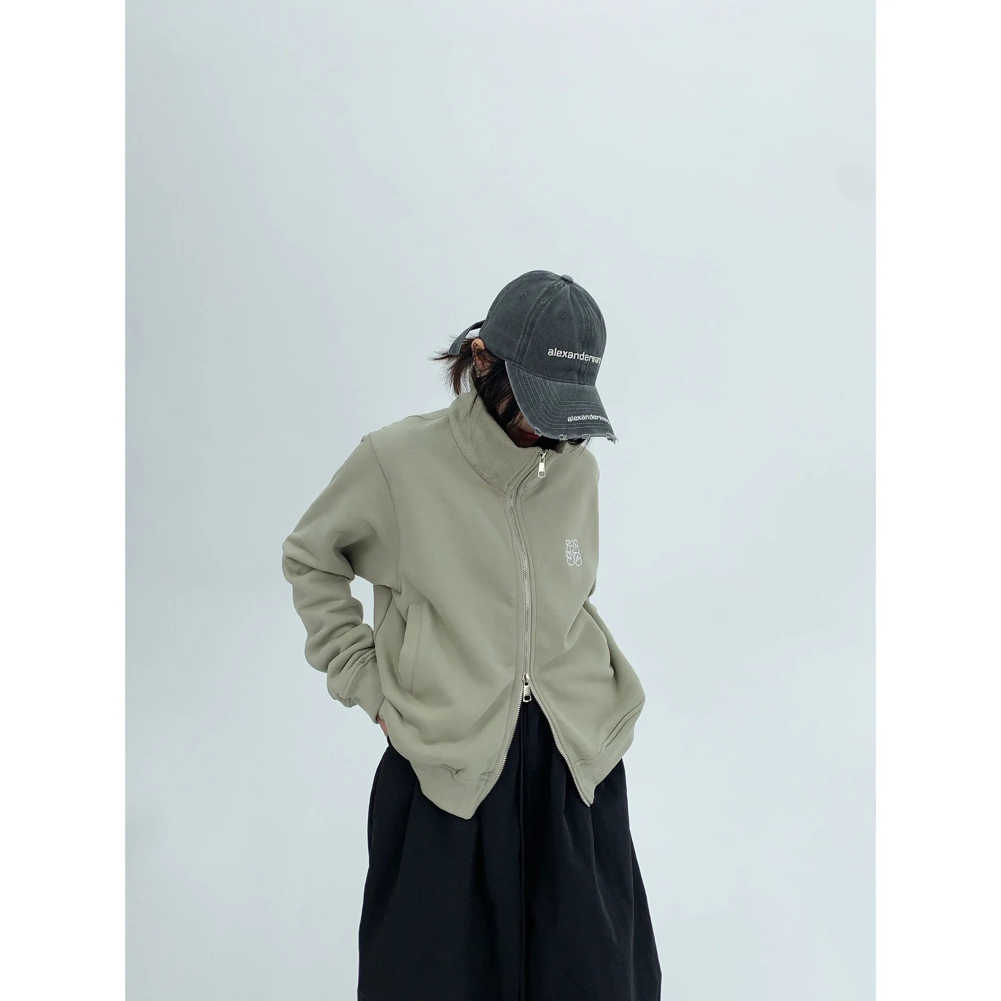 Casual Zip-Up Hoodie