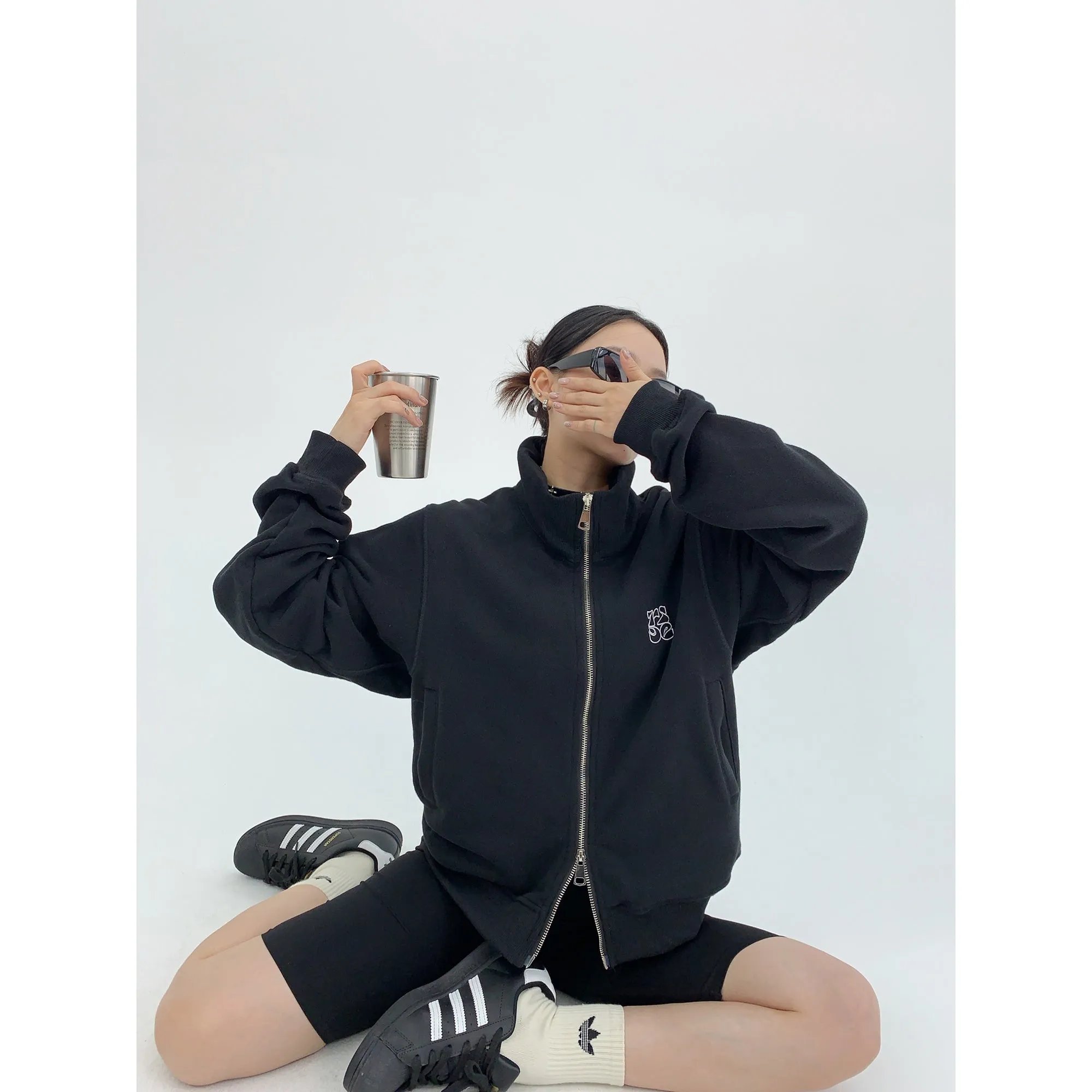 Casual Zip-Up Hoodie