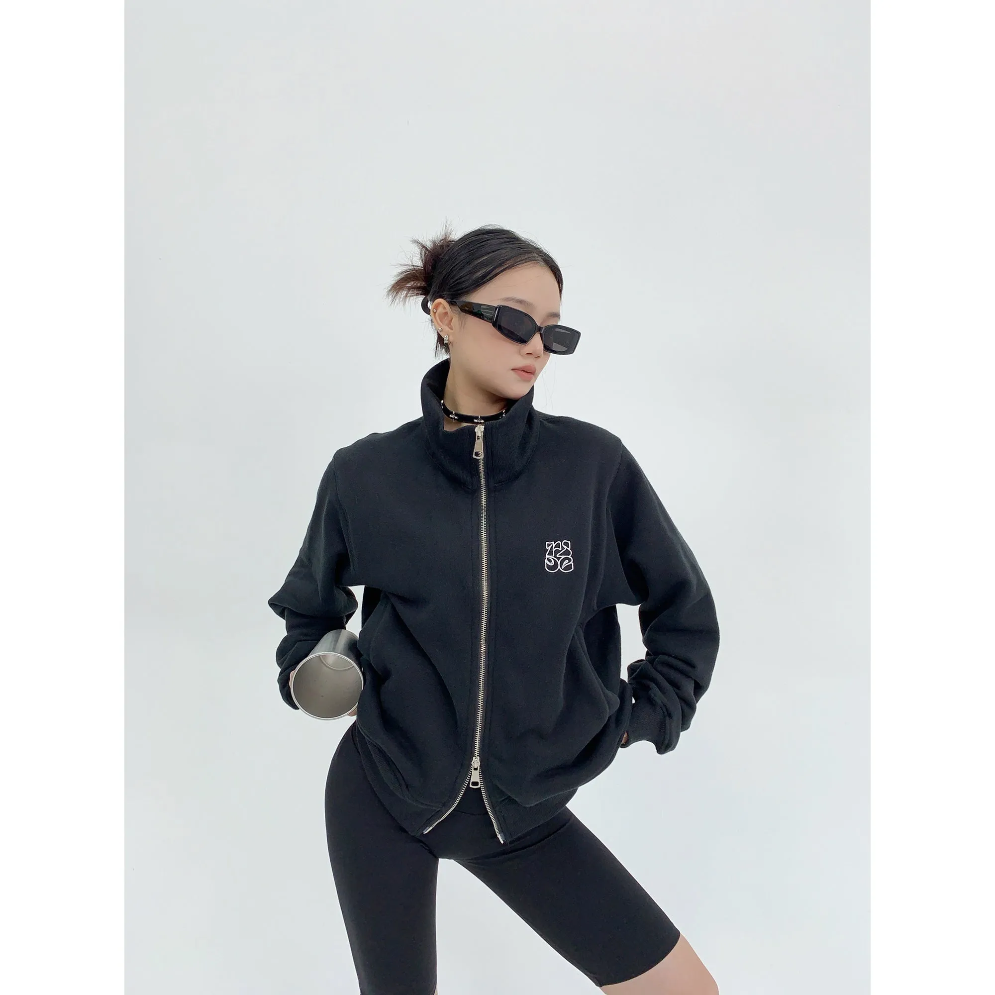 Casual Zip-Up Hoodie