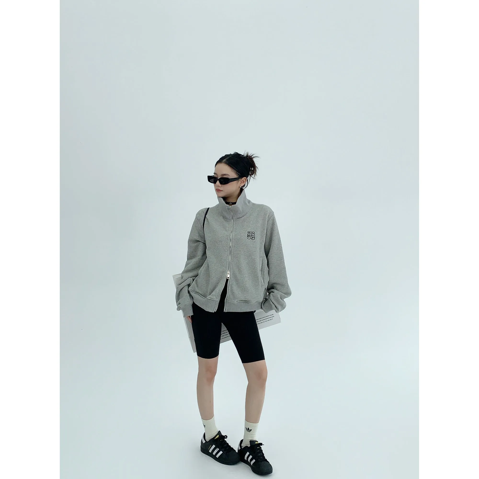 Casual Zip-Up Hoodie