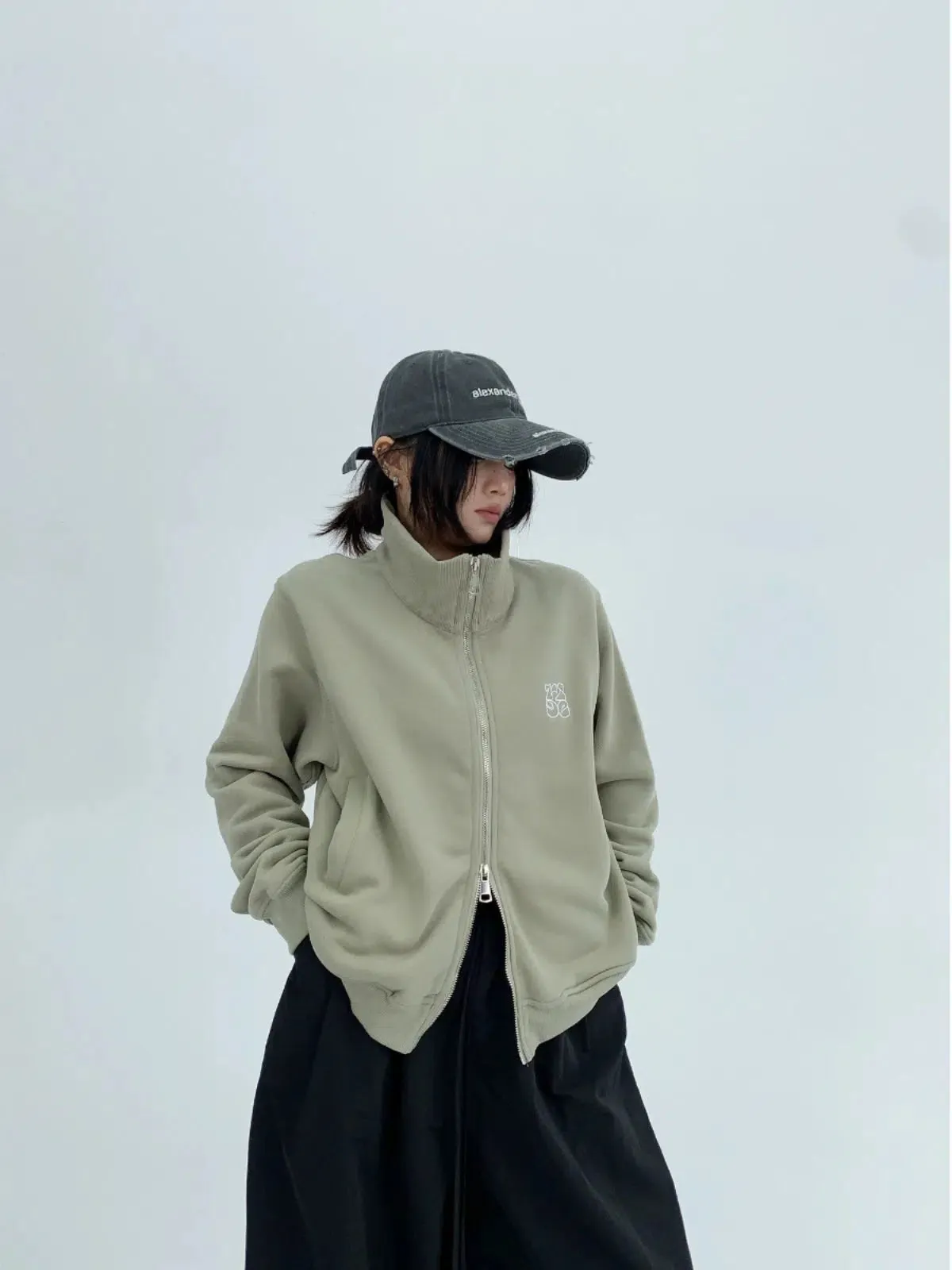 Casual Zip-Up Hoodie