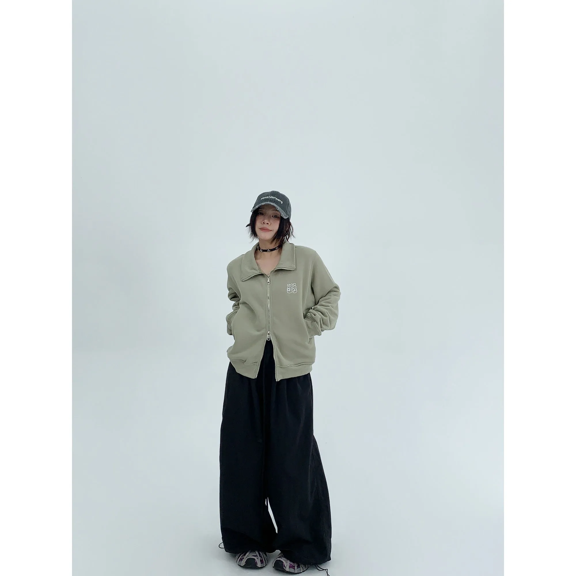 Casual Zip-Up Hoodie