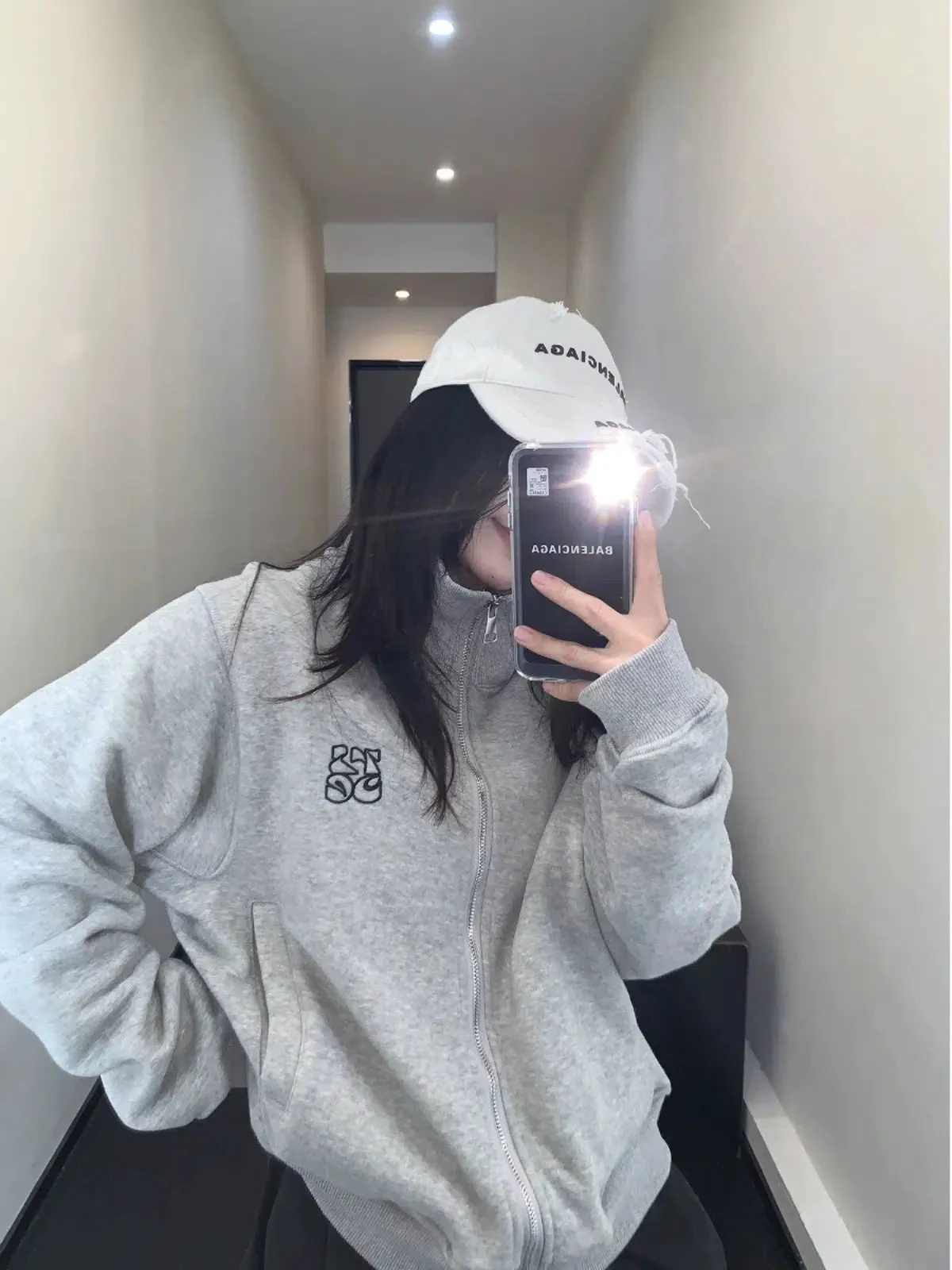 Casual Zip-Up Hoodie