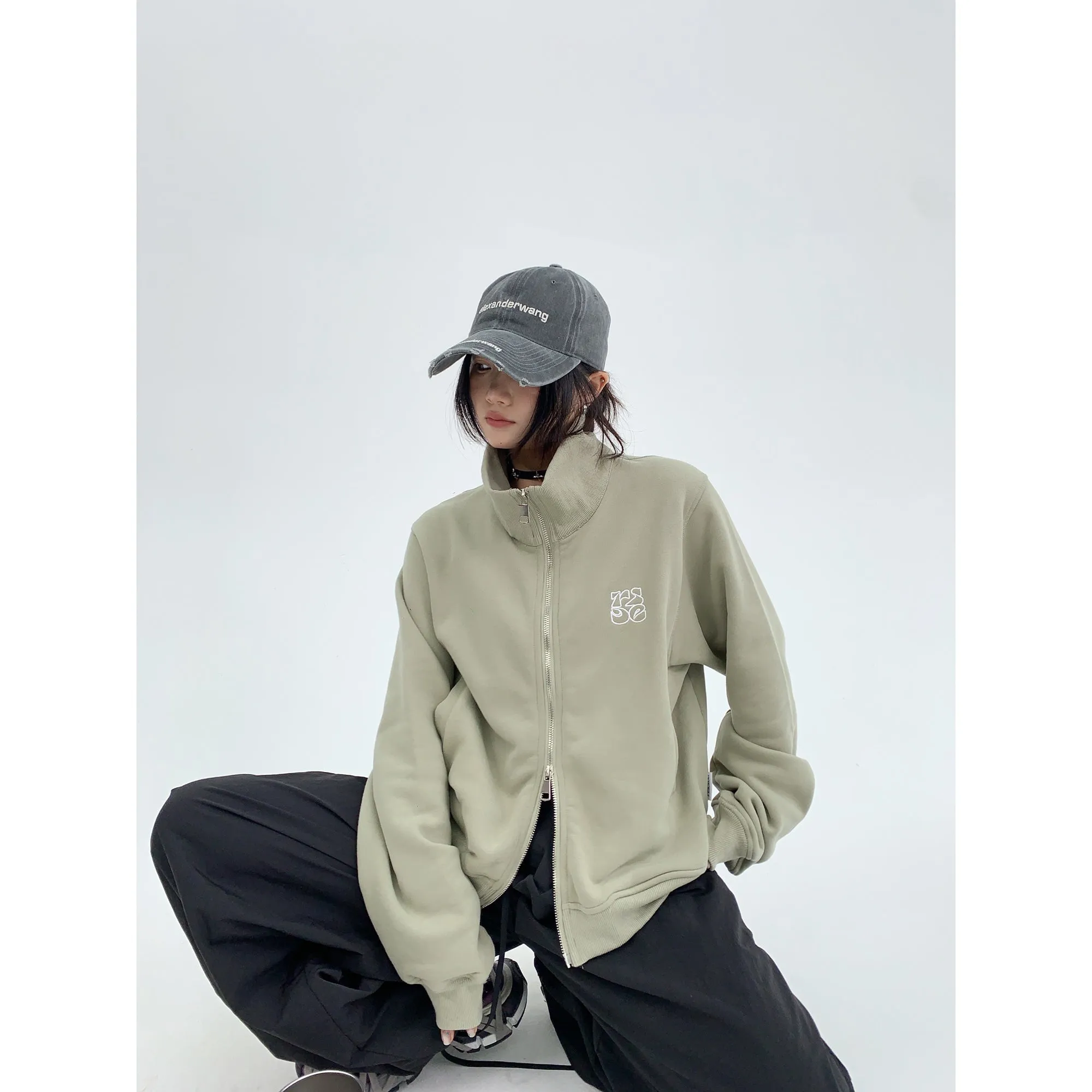 Casual Zip-Up Hoodie