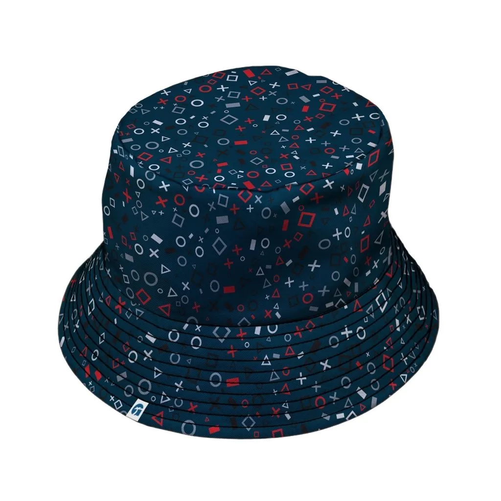 Controller Gamepad Icons Teal Video Game Bucket Hat