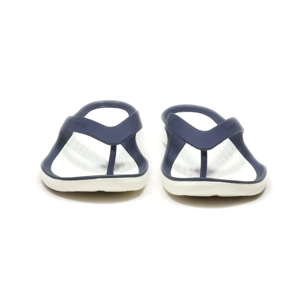 Crocs Swiftwater Flip Flops Rubber Blue Colour For Women