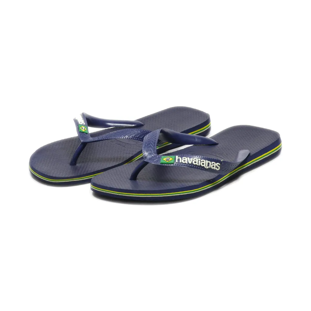 Havaianas Flip Flops Rubber Blue Colour For Men
