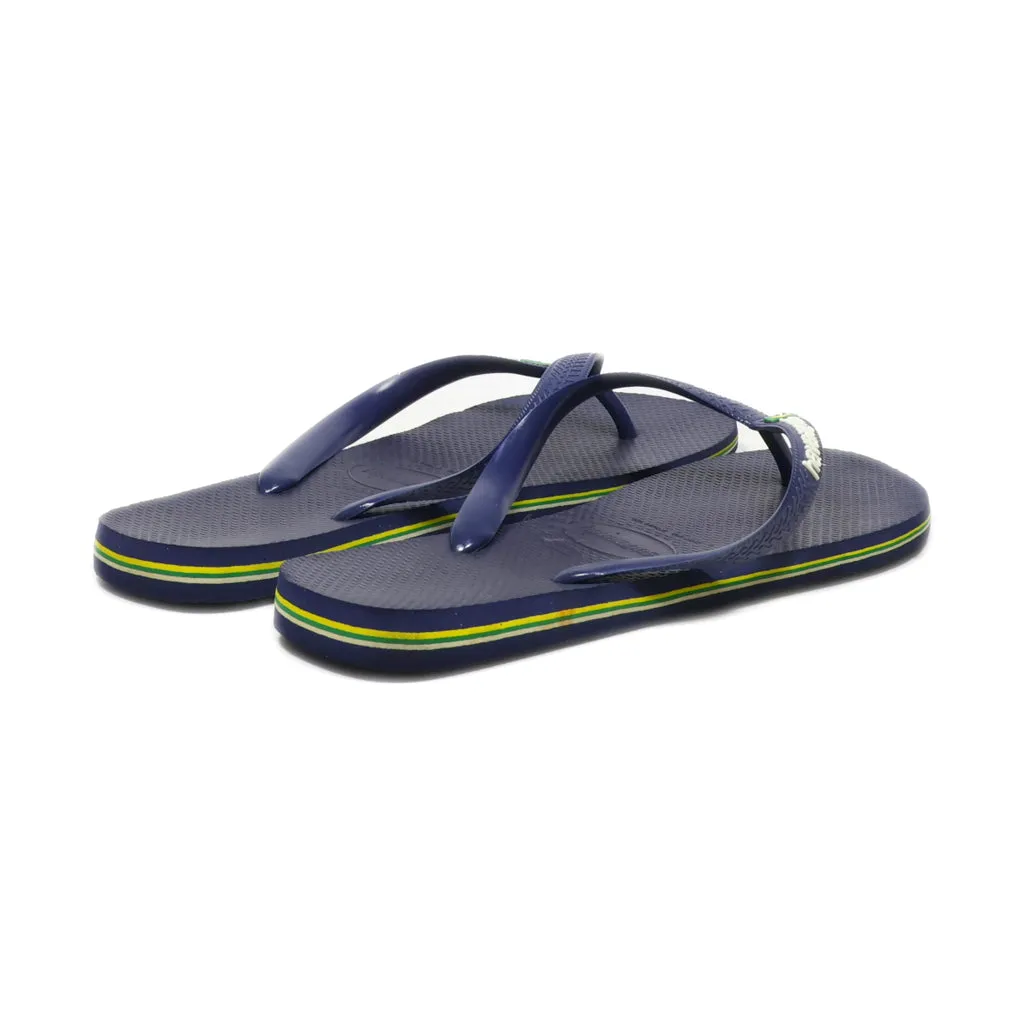 Havaianas Flip Flops Rubber Blue Colour For Men