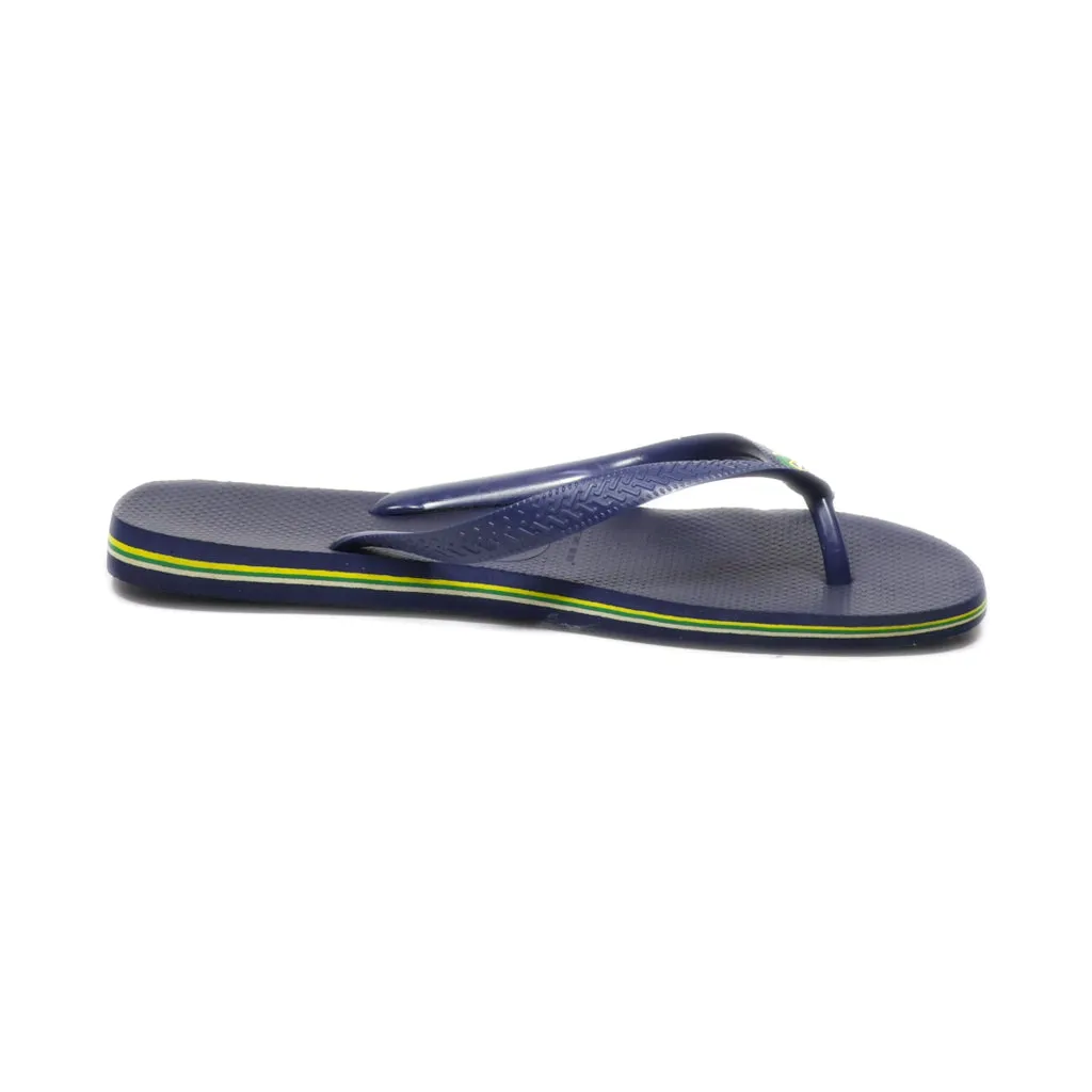 Havaianas Flip Flops Rubber Blue Colour For Men