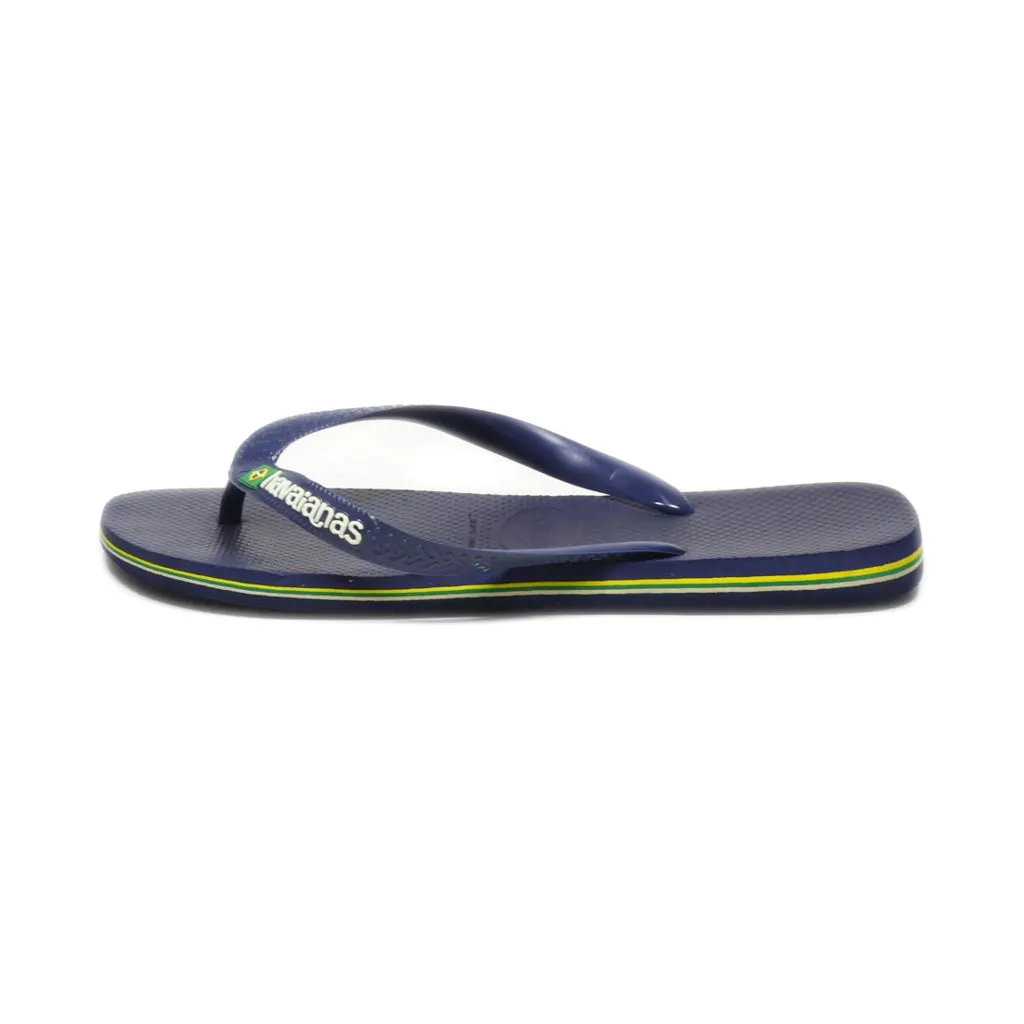 Havaianas Flip Flops Rubber Blue Colour For Men