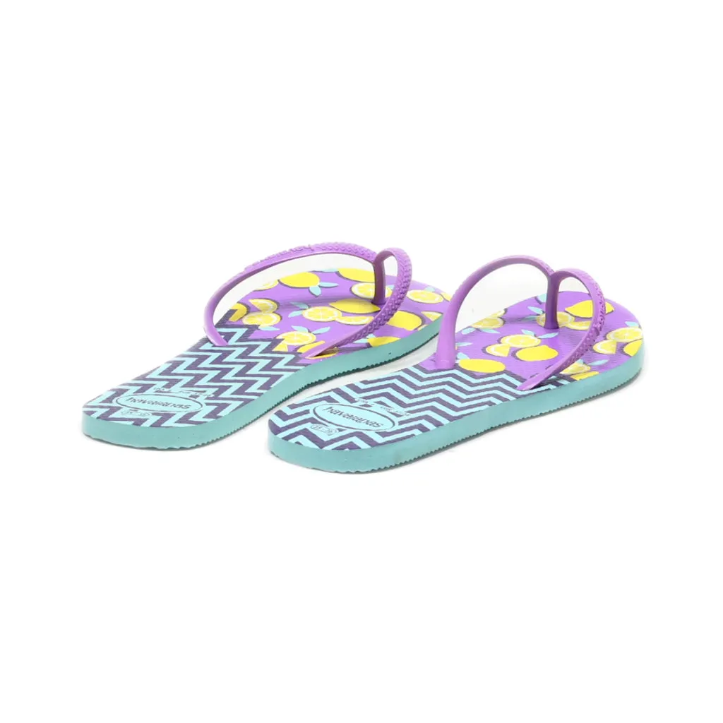 Havaianas Flip Flops Rubber Purple Colour For Women