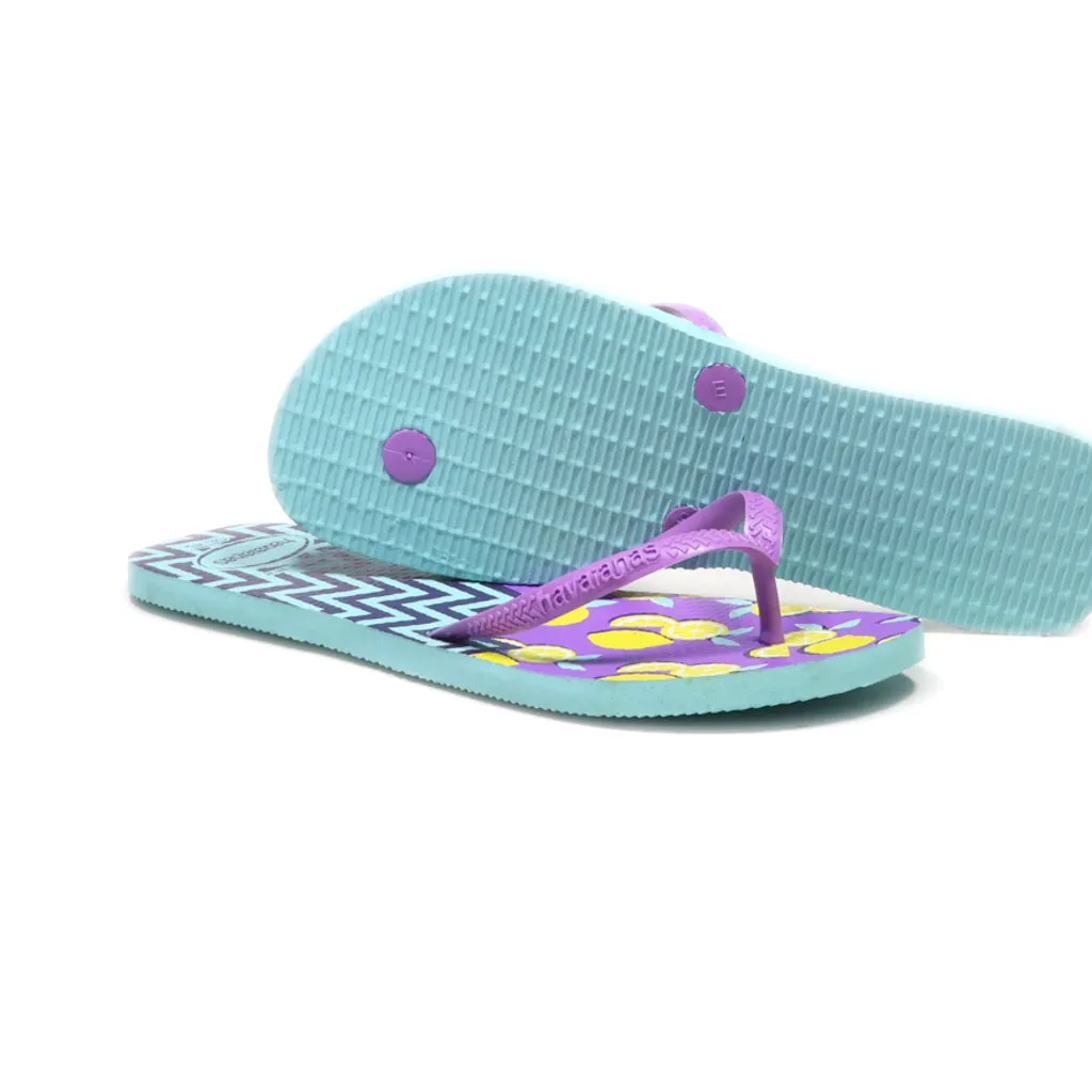 Havaianas Flip Flops Rubber Purple Colour For Women