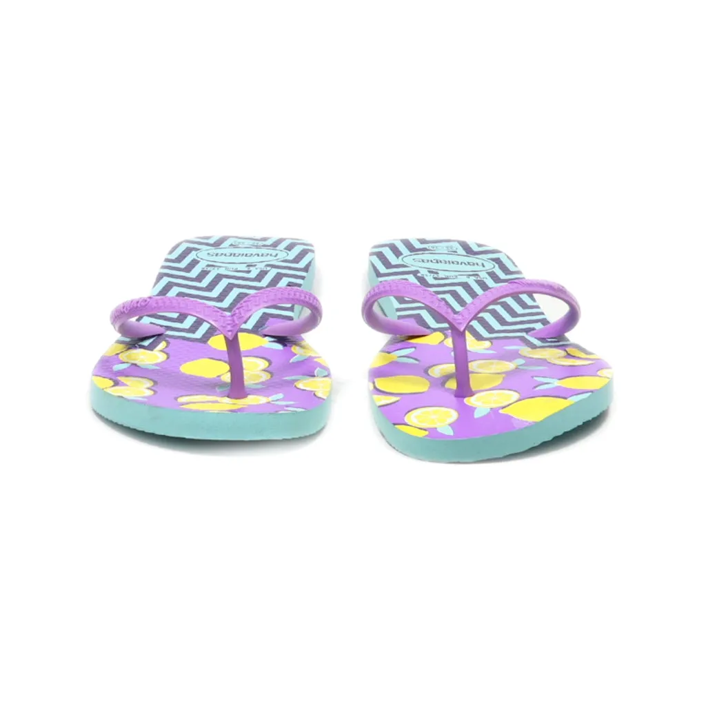 Havaianas Flip Flops Rubber Purple Colour For Women
