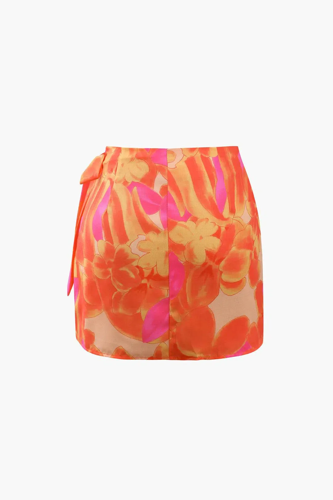 Lazetta – Knot side wrap – Mini skirt
