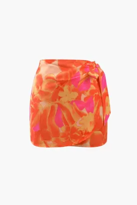 Lazetta – Knot side wrap – Mini skirt