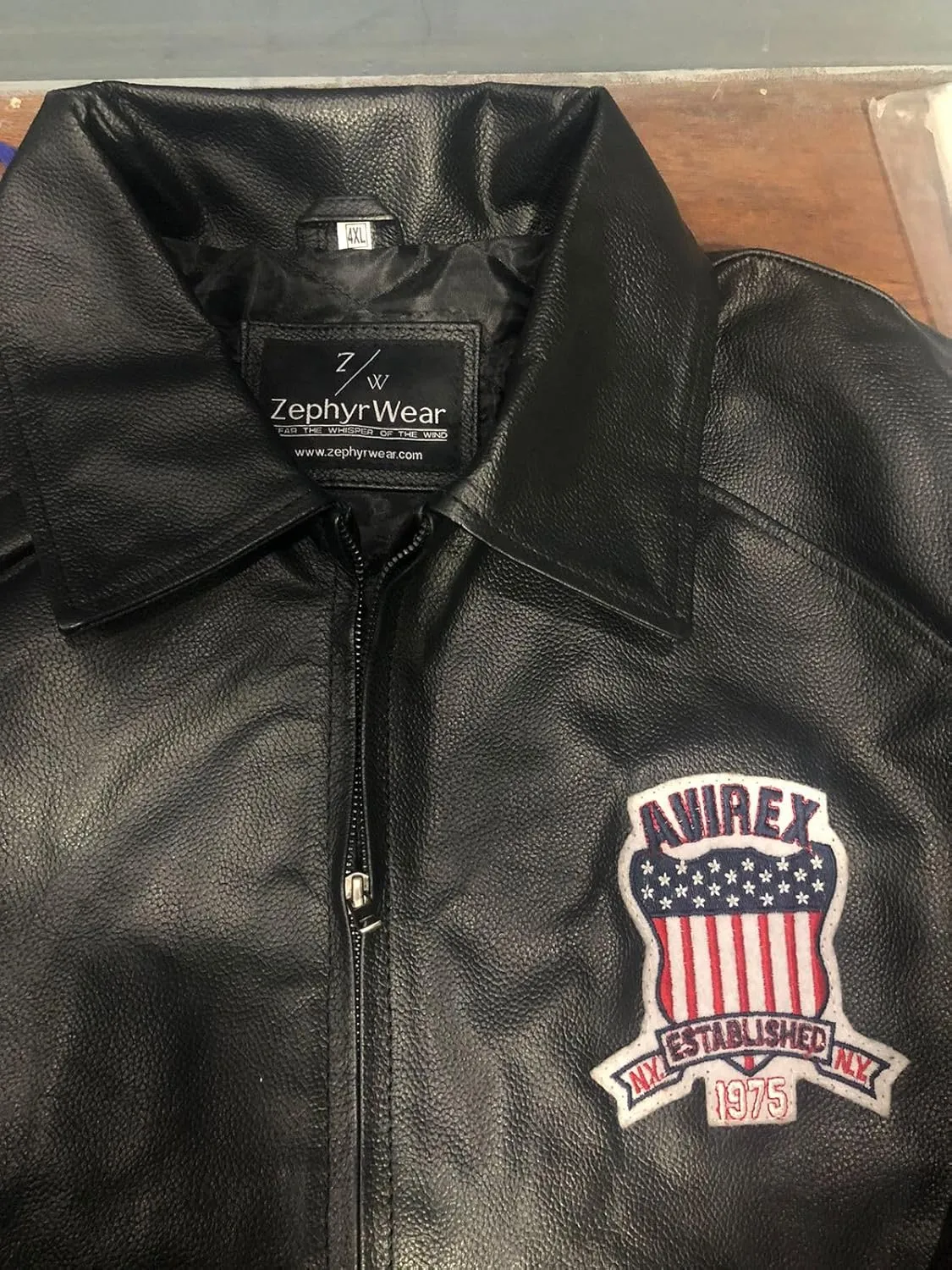 Men pilot Shirt Style Avirex real leather jacket|iconic Air force flying bomber jacket for Men(replica)