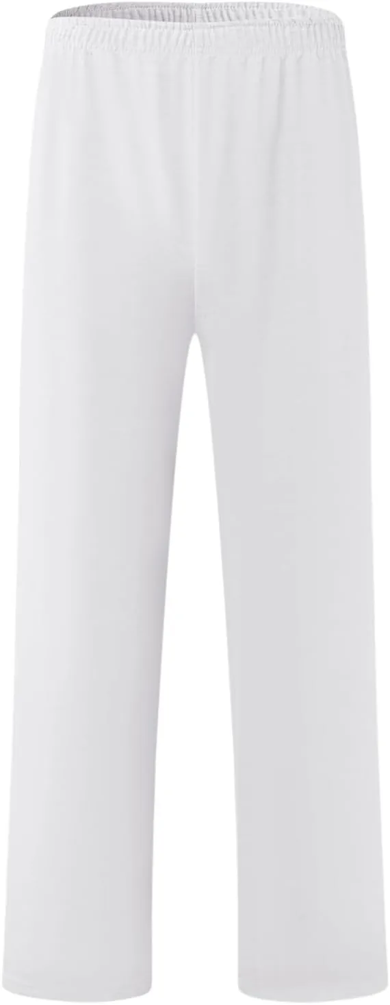 Men's Baggy Sweatpants Fleece Straight Leg Casual Pants Elastic Waist Athletic Workout Jogger Sweat Pants Fall Winter