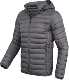 Men's Lightweight Puffer Jacket Down Packable Jacket Winter Coat with Hood