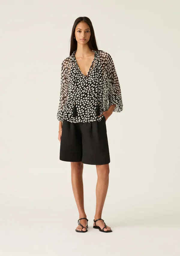 Mos The Label Ava Spots Blouse - Spots Print