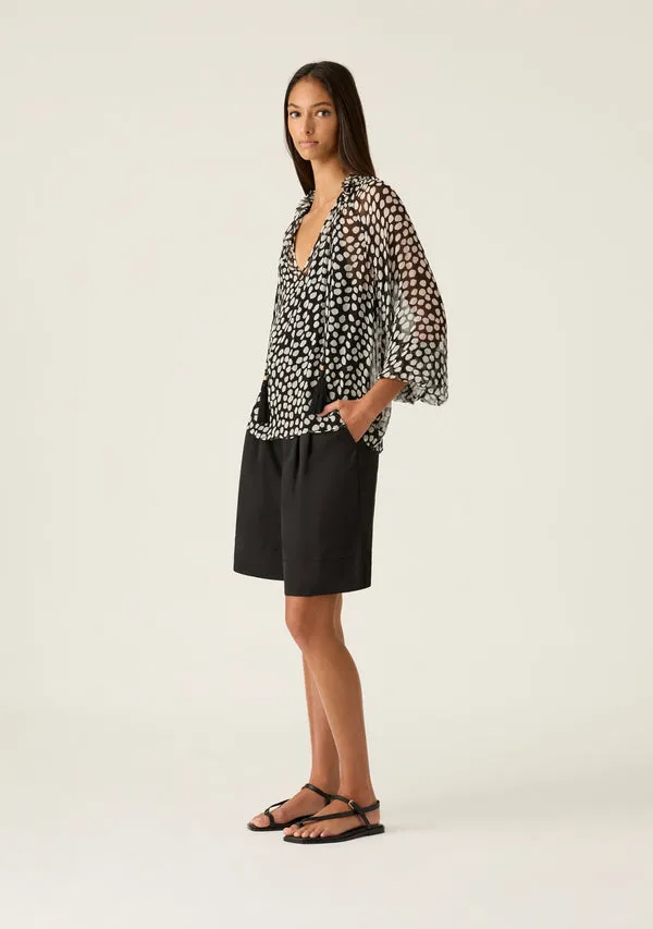 Mos The Label Ava Spots Blouse - Spots Print