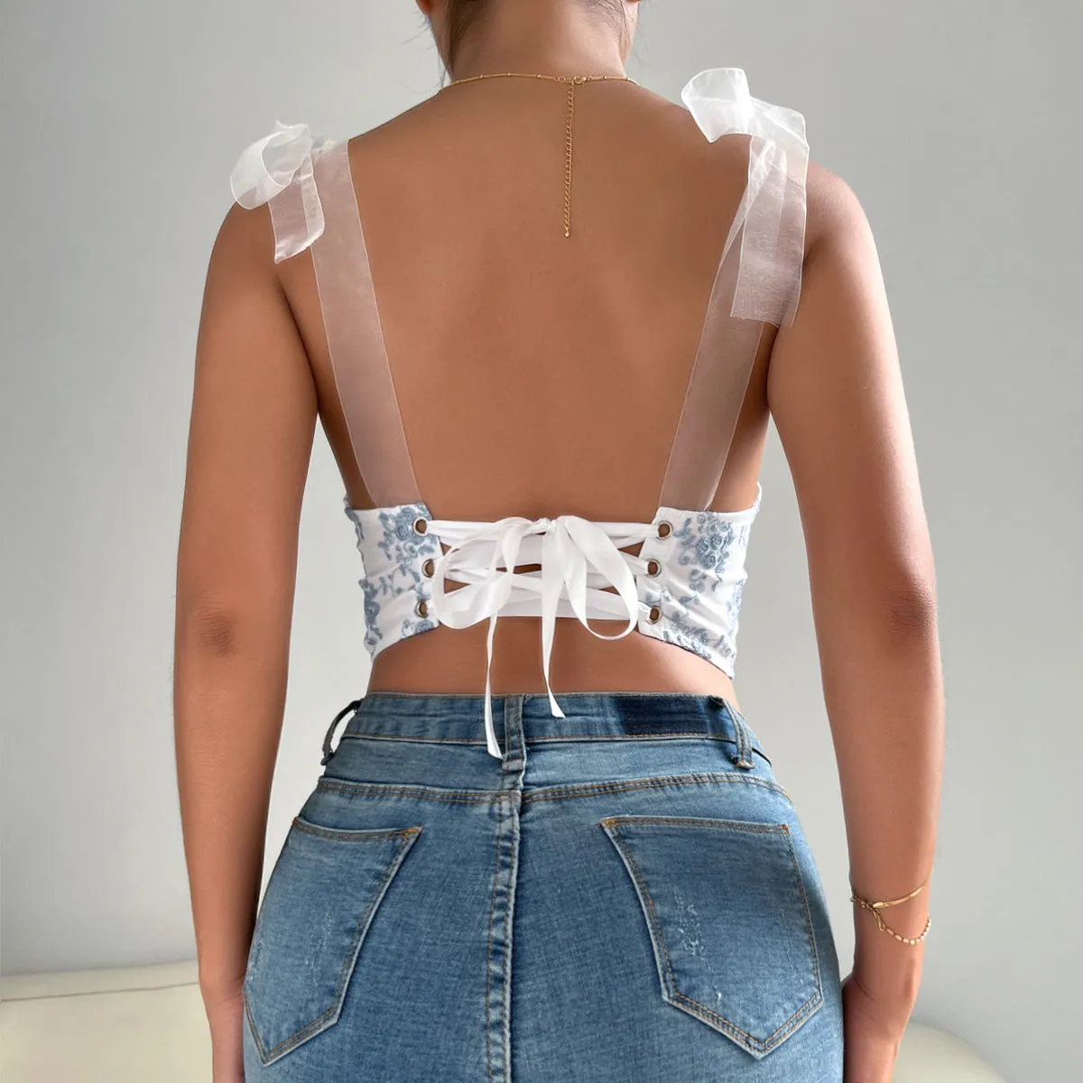 Naomi Summer Backless Cami Top