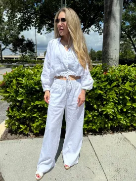 Palazzo Linen Pants