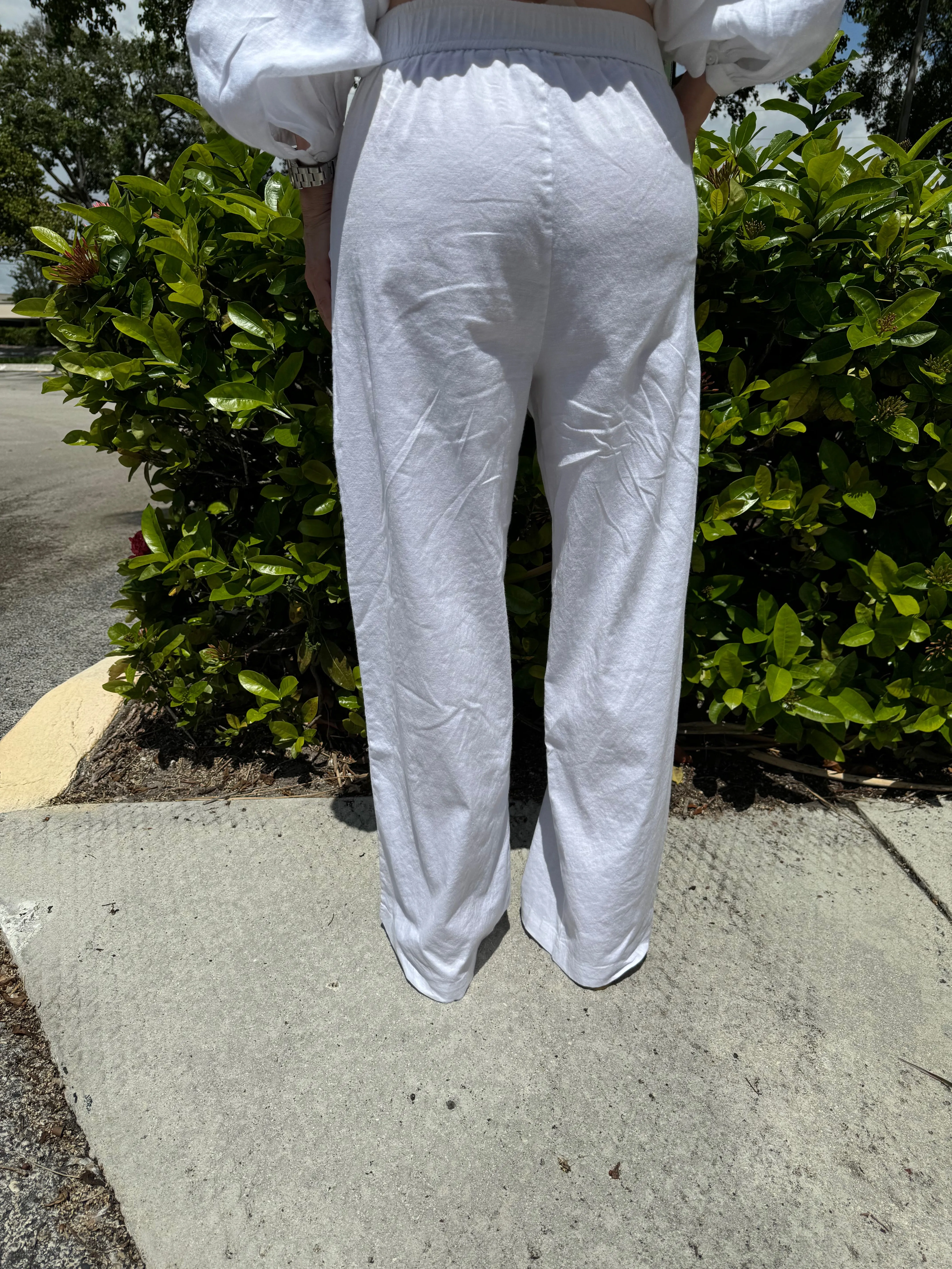 Palazzo Linen Pants