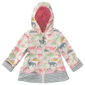 Pink Dino Raincoat