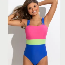 Pour Moi Palm Springs Tummy Control Swimsuit | Watermelon