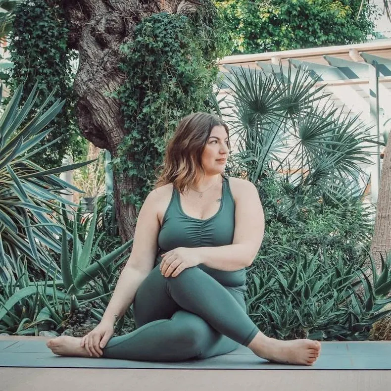 Recycled Yoga Leggings “Thyme”
