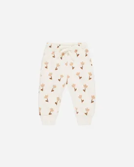 Relaxed Fleece Sweatpant || Tulips