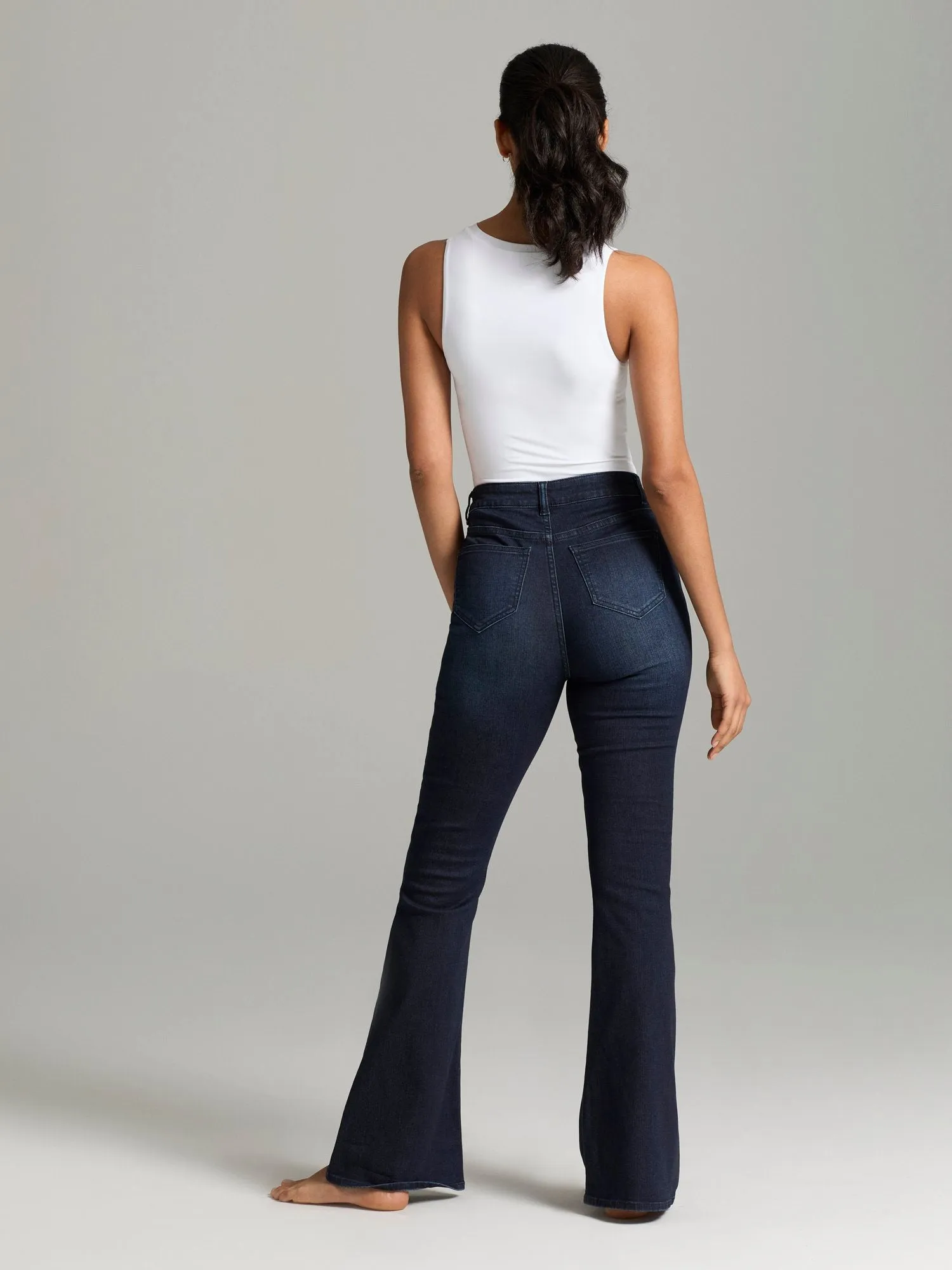Saidi High-Waisted Flare Jeans