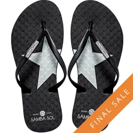 Samba Sol 6217 Mens Flip-Flop- Silver Star