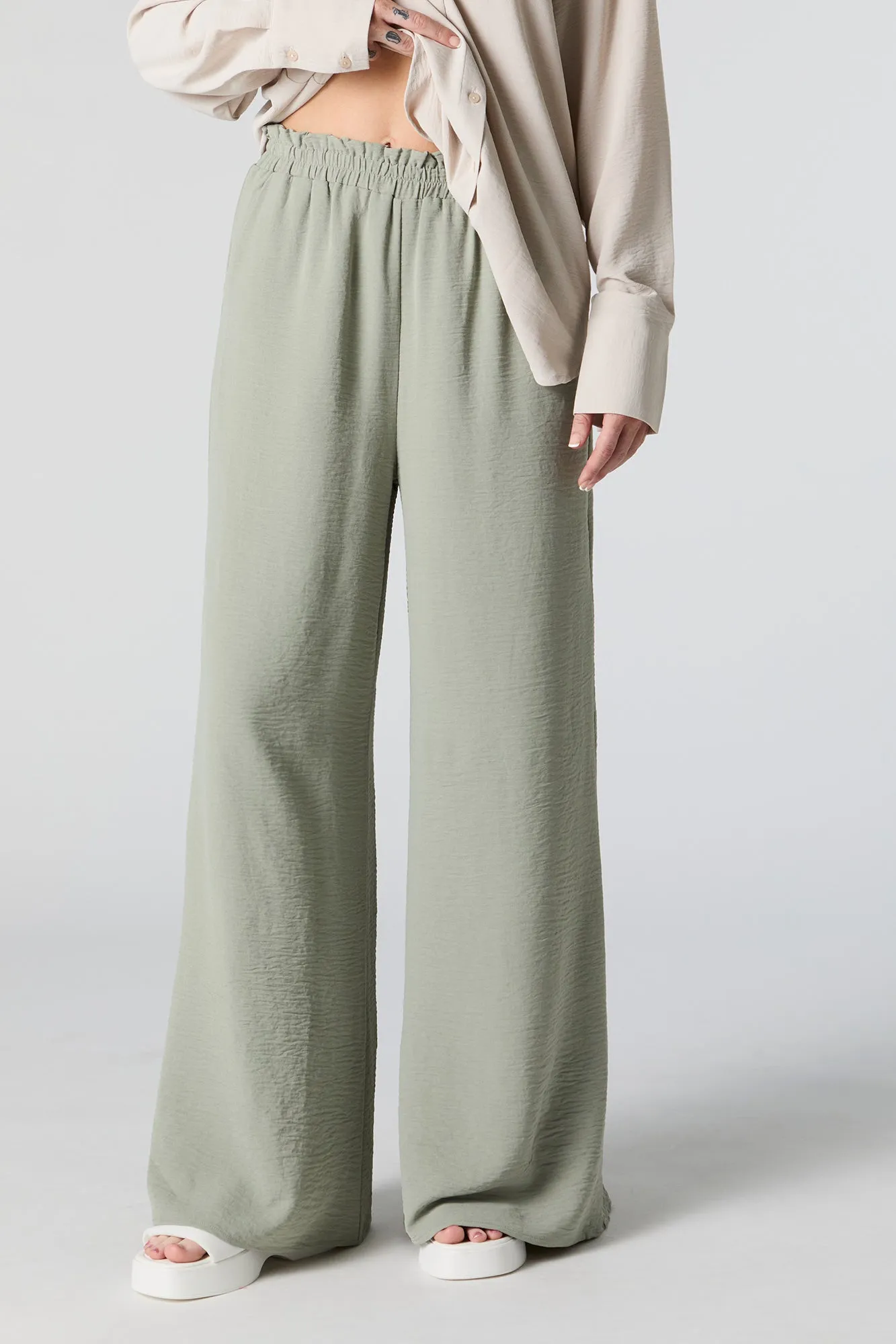 Solid Palazzo Pant