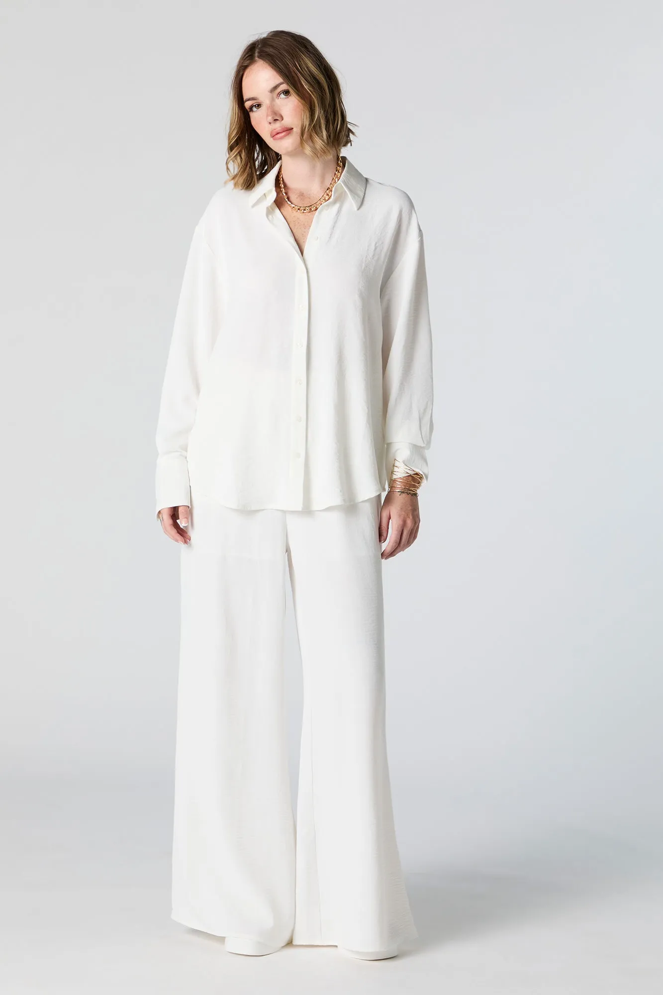 Solid Palazzo Pant