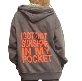 Sunshine Zip Up Hoodie