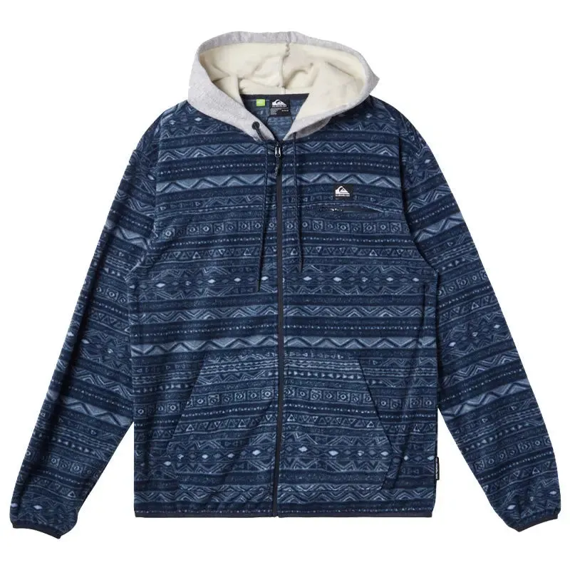Surf Days Zip-Up Hoodie - Dark Navy