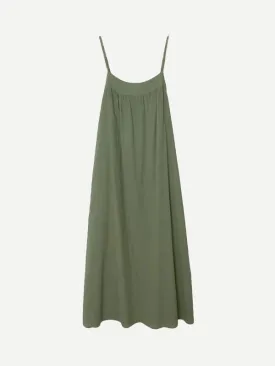 Tenley Dress in Green Army