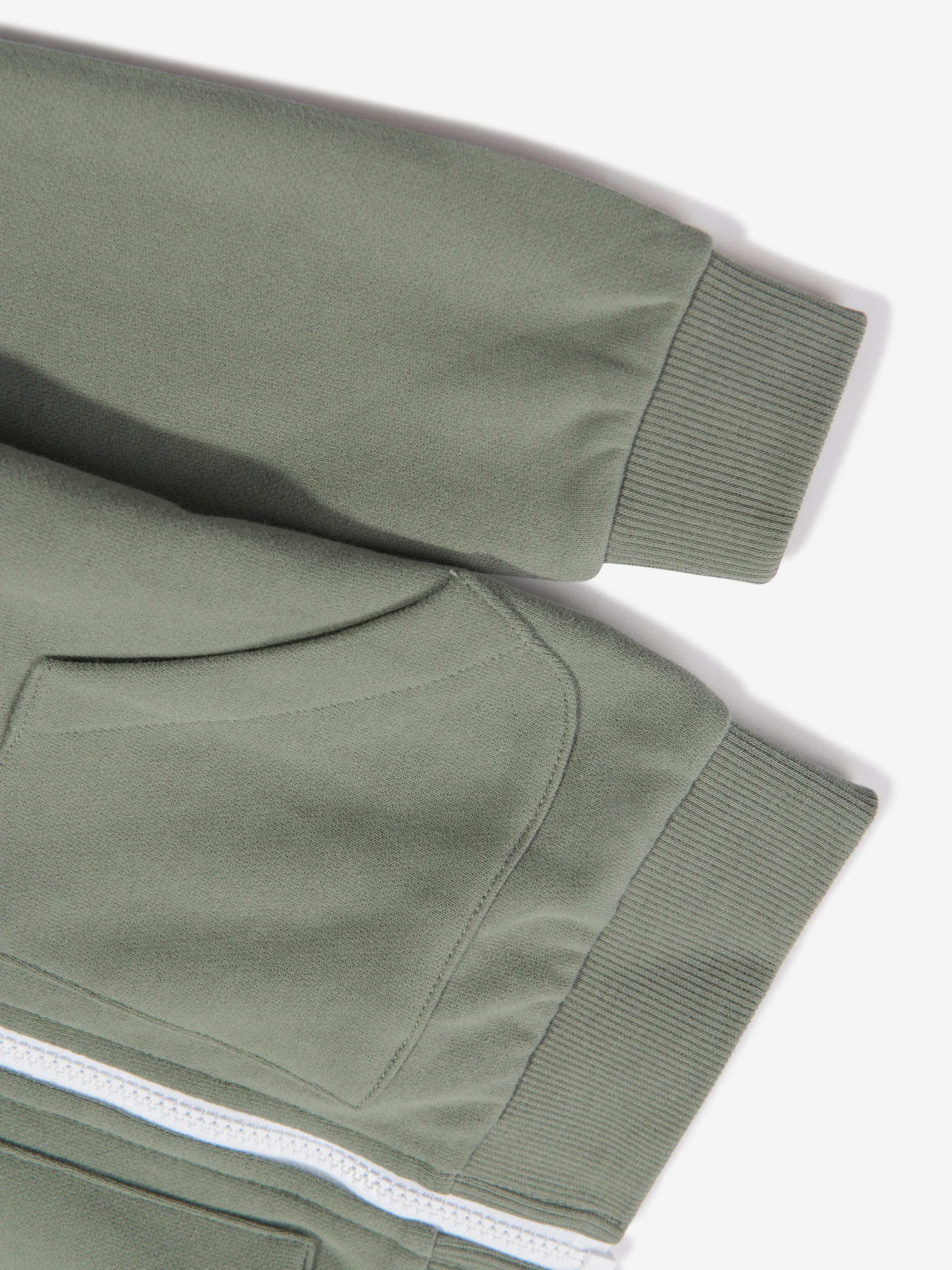 Timberland Boys Zip Up Hoodie in Green