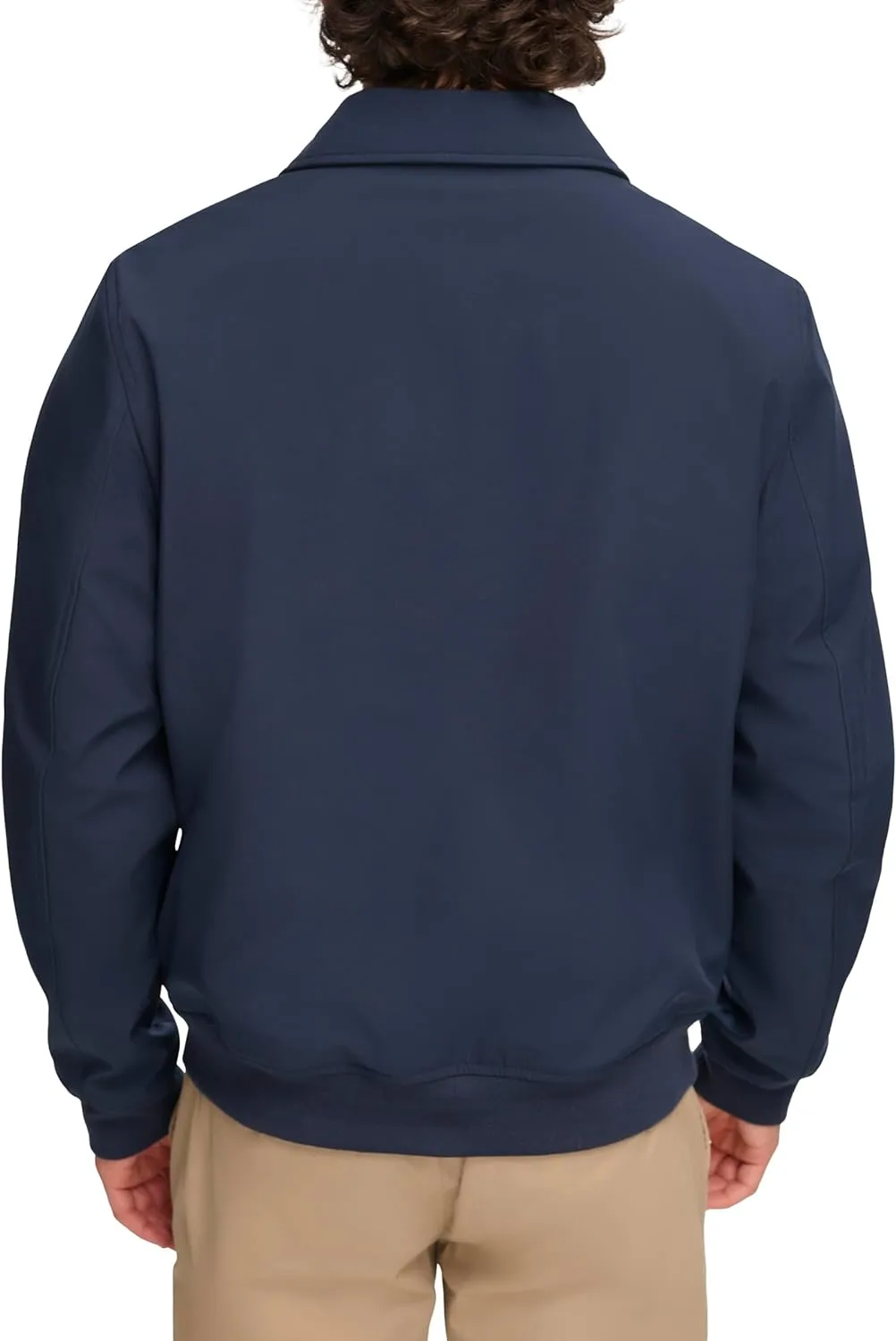 Tommy Hilfiger Mens Lightweight Water Resistant Varsity Bomber Jacket