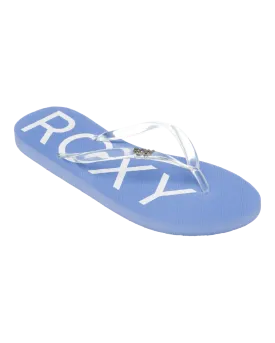 Viva Jelly Flip Flops in Blue Mist