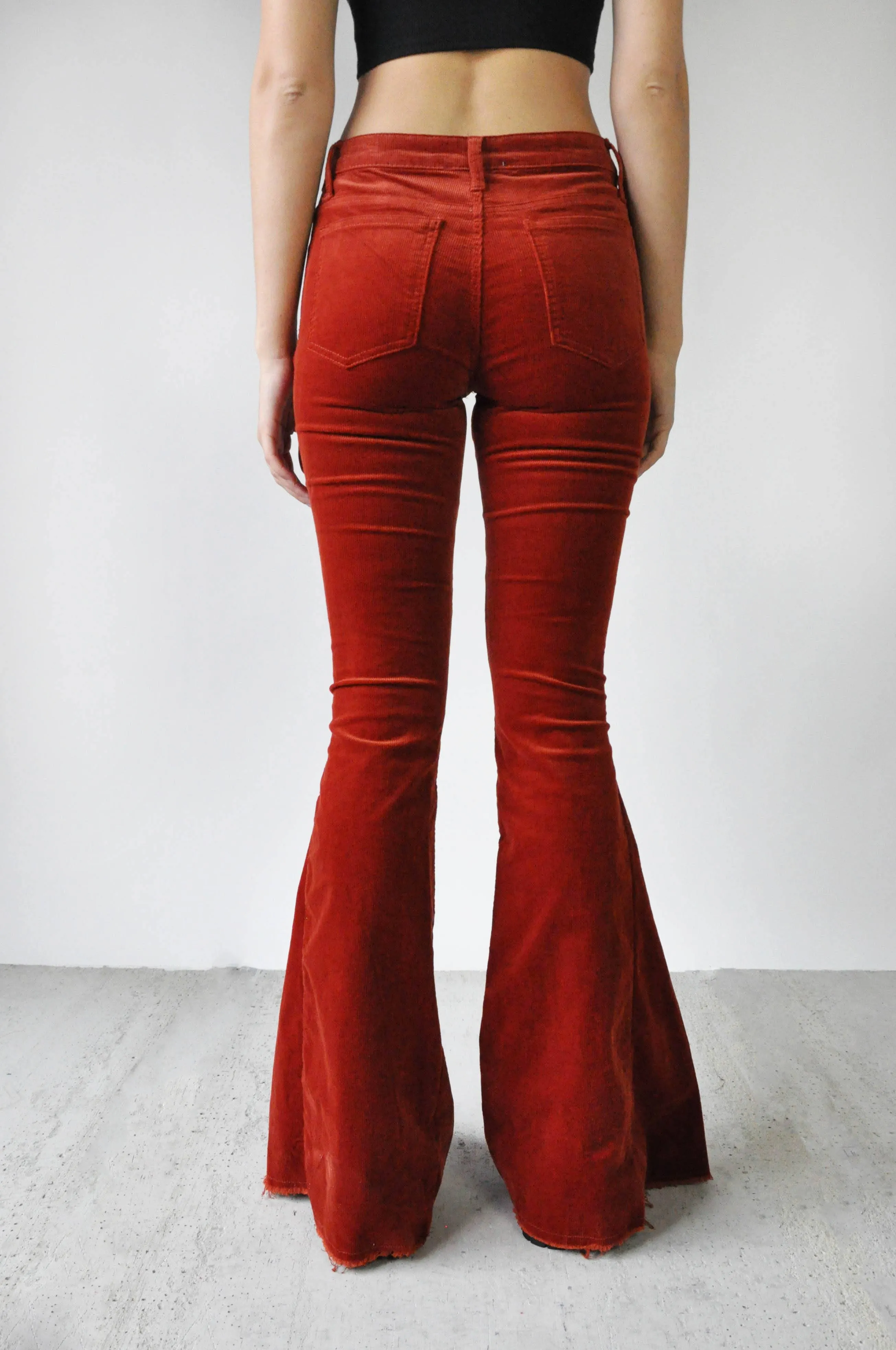 Walk With Me Flare Pants - Rust [Last Small]