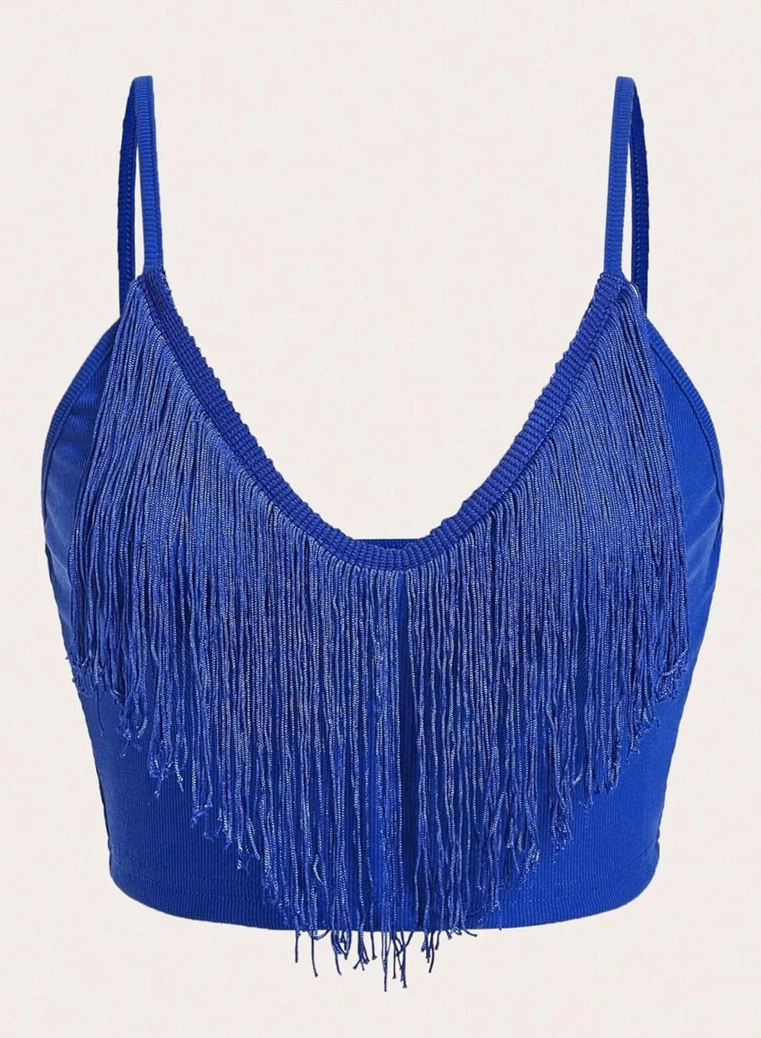 Womens Fringe Western Cowgirl Crop Top - Country Concert Outfit Tassel Hem Tank Nashville Festival Rodeo Shirt