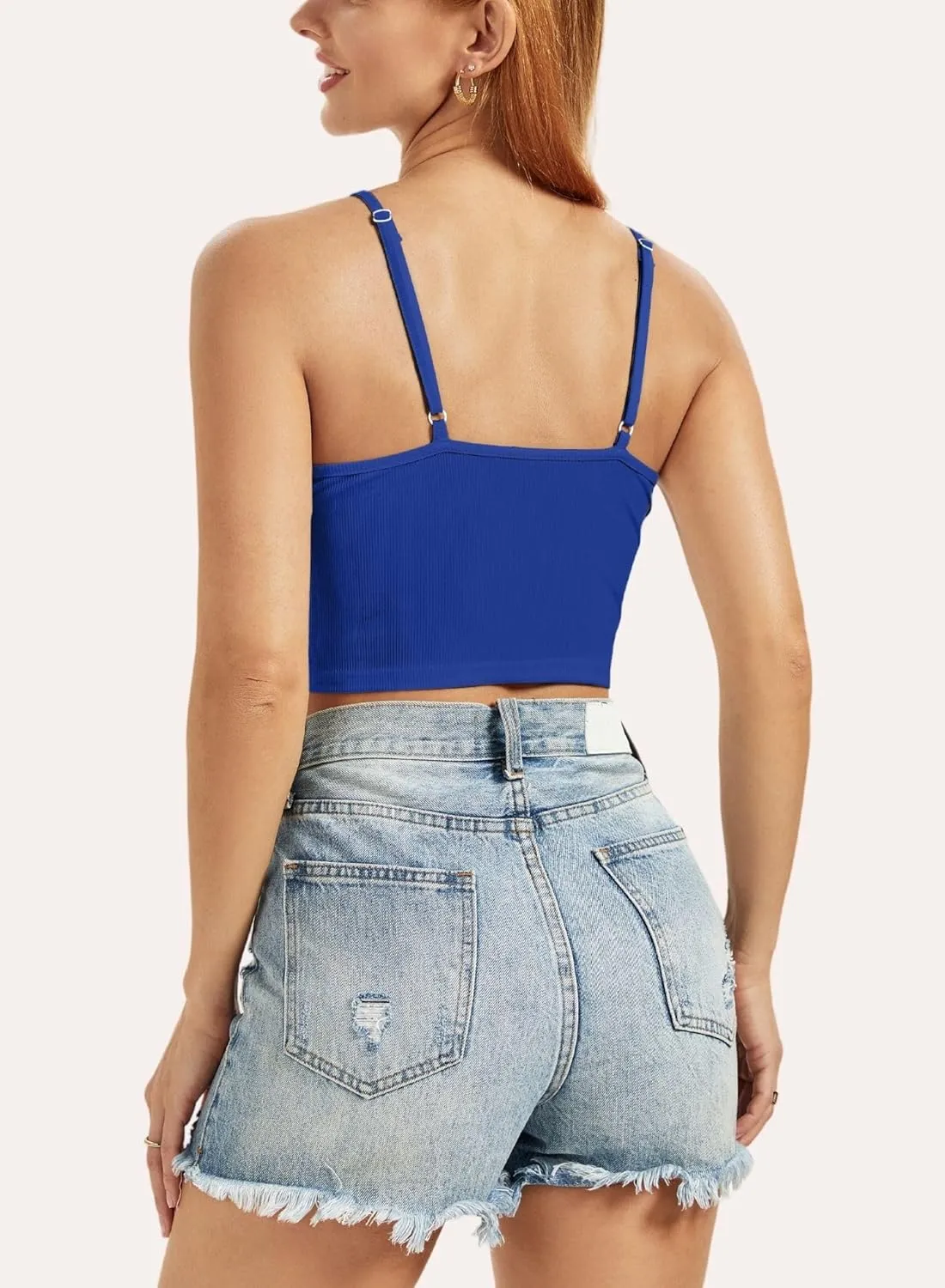 Womens Fringe Western Cowgirl Crop Top - Country Concert Outfit Tassel Hem Tank Nashville Festival Rodeo Shirt